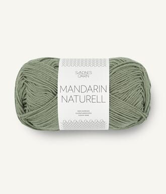 Mandarin Naturell Støvet Lys Grønn