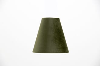 Lampeskjerm Mali m/kipp 19cm, oliven