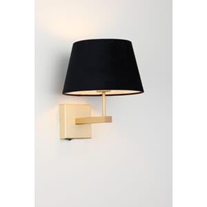 Vegglampe Mango u/skjerm Messing